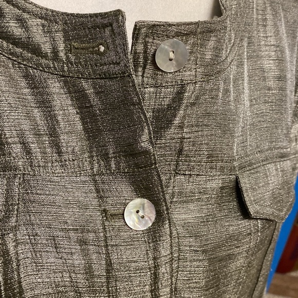 Ruby Road metallic colored shirt waisted jacket. - Picture 2 of 6